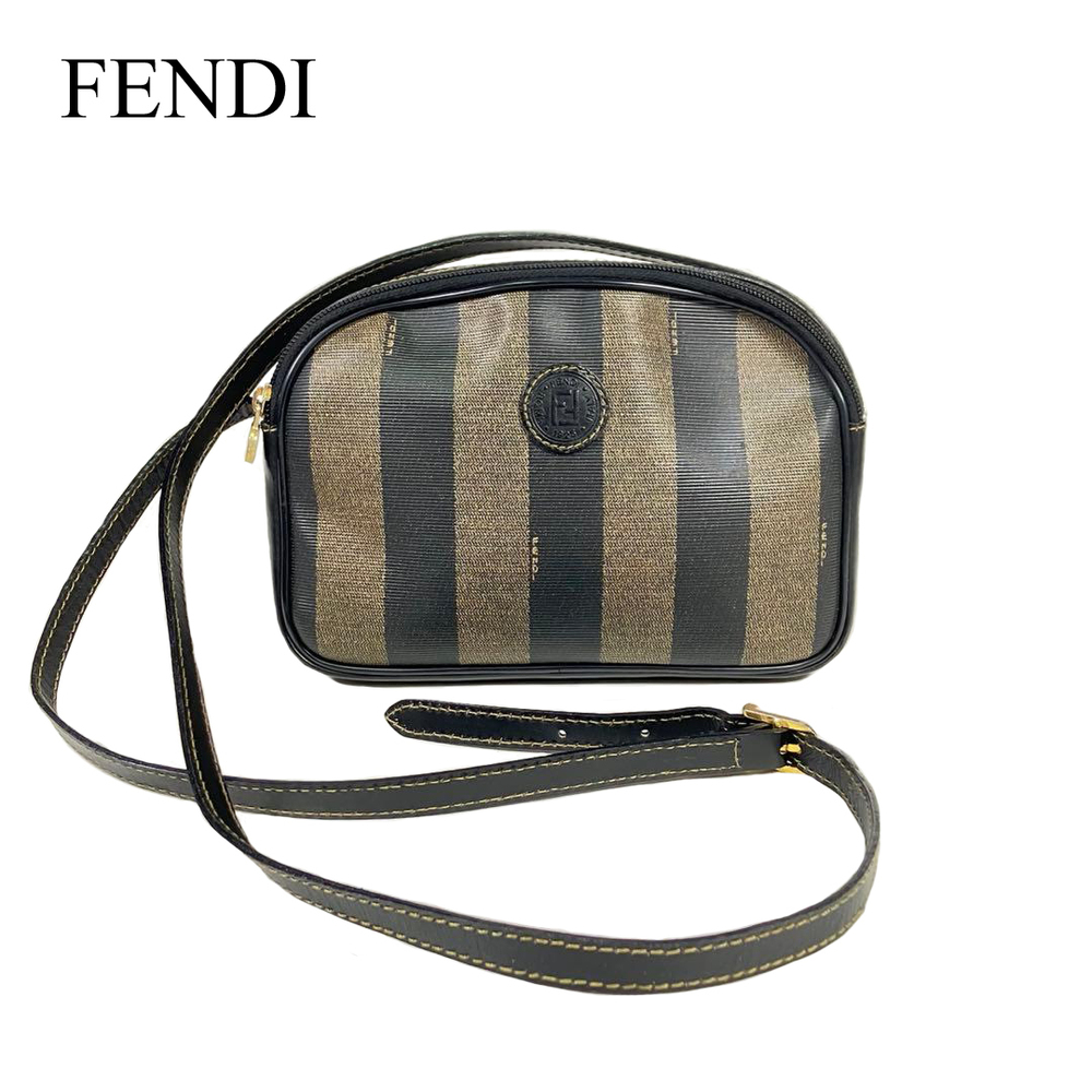 Fendi Pequin Shoulder Bag